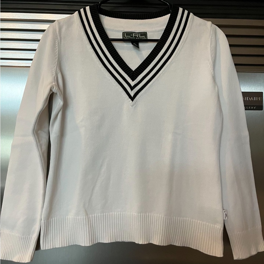 Ralph Lauren V-neck Sweater Lauren Active green label
